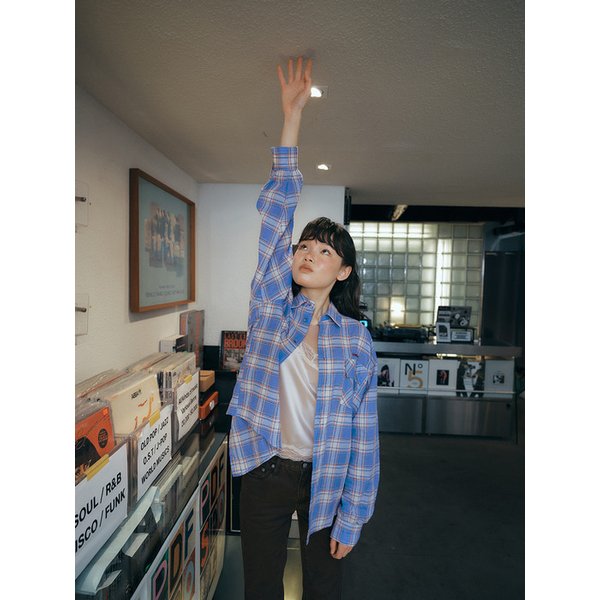 Rustic Check Shirt (Blue)