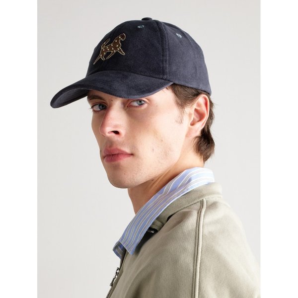 드레익스 아플리케 코튼 몰스킨 베이스볼 캡 46376663162925777