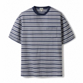 공용 멀티 스트라이프 반팔 티셔츠   Multi Stripe T Shirt WHRSE2533M_P361098565