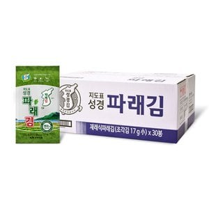 성경김 [본사운영] 지도표 성경김 파래식탁김17g 30봉