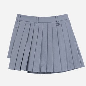 캘빈클라인 골프 여성 어반 플리츠 랩 치마바지 스커트 명품 DOVE BLUE