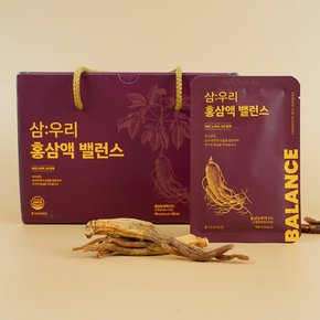 삼우리 홍삼액 밸런스 50ml 30포 자가경작 풍기인삼