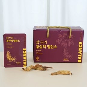 삼우리 홍삼액 밸런스 50ml 30포 자가경작 풍기인삼