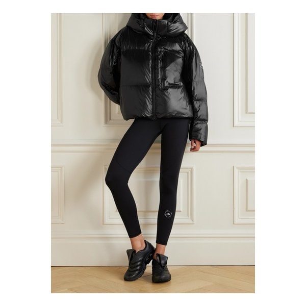 바이스텔라매카트니 후드 패딩 퀼팅  셸 재킷 블랙 46376663162951399