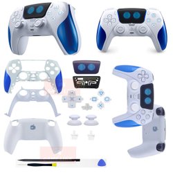 PS5 듀얼센스 아스트로봇 에디션 하우징 쉘 부품셋-고급형-유광 하이그로시