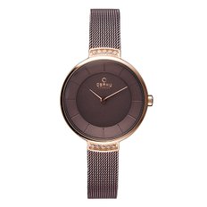 [공식수입정품] 오바쿠 V177LEVNMN 바름 스와로브스키 스톤 여성 메탈 시계