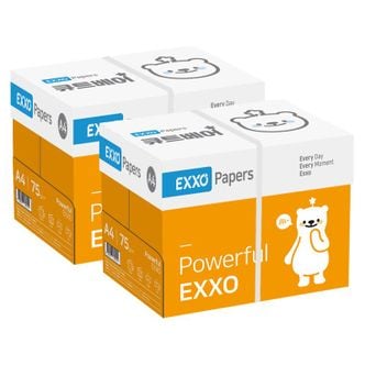 엑소 큐트베어 A4 복사용지(A4용지) 75g 2BOX(4000매)[32264787]