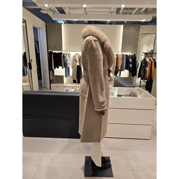 [파주점] 폭스퍼 카라 무스탕 롱 자켓 JRCA3FSL93