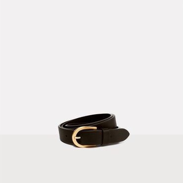 로서울 Around belt Umber with Gold buckle