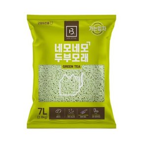 네모네모 두부모래 녹차 2.8kg x 6개입.브리더랩2