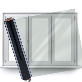 무점착 창문필름형 방풍비닐 단열필름 100x1500