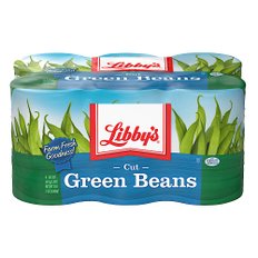 리비스 자른 그린 빈스 콩 Libbys Cut Green Beans 411g 6개