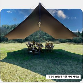 SKY 시리즈 캠핑 타프 옥타 팔각형 그늘막 티타늄 블랙 코팅 별타프 C2350WS010