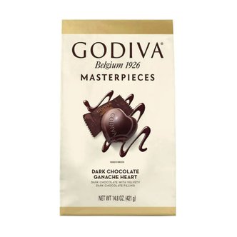  [해외직구] 고디바 마스터피스 다크 초콜렛 가나슈 하트 45개입