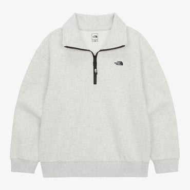 노스페이스 [노스페이스키즈 공식] NM5MR07S 키즈 스쿨데이 하프집_HEATHER GRAY