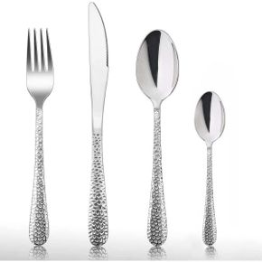 영국 빌레로이앤보흐 커트러리 HaWare Cutlery Set 32Piece 스테인리스 스틸 Hammered Flatware