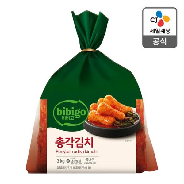 [쓱7클럽][본사배송] 비비고 총각김치 3kg