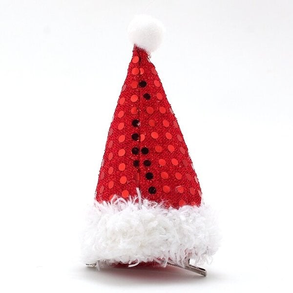 1p 산타모자 머리핀(7cmx11cm)