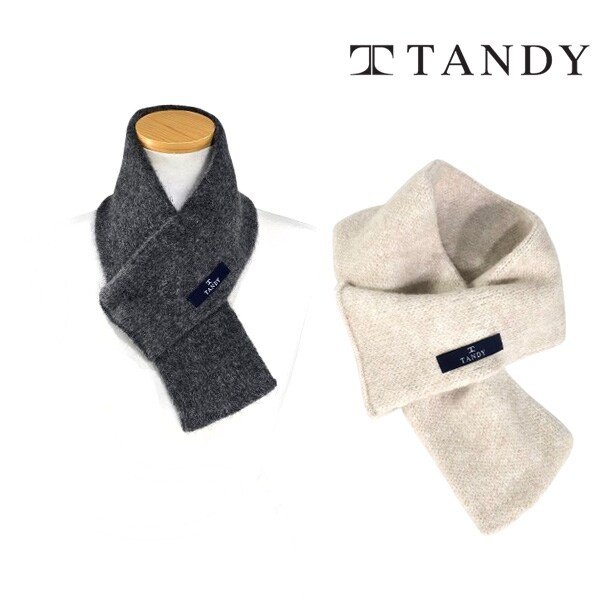 TANDY 미니심플 고리니트 머플러