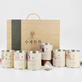 교수님선물 자연애 수제한차 6종 선물세트