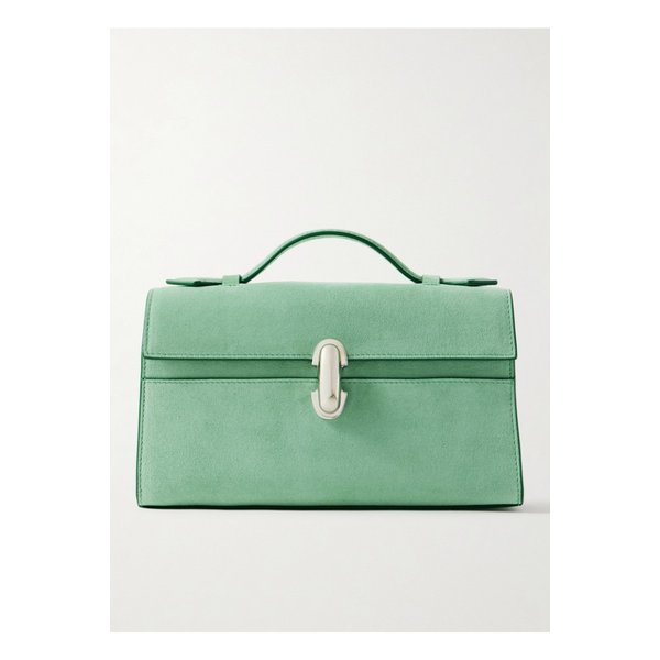 사베트 시메트리 포셰트 스웨이드 토트 터쿼이즈 46376663162892433