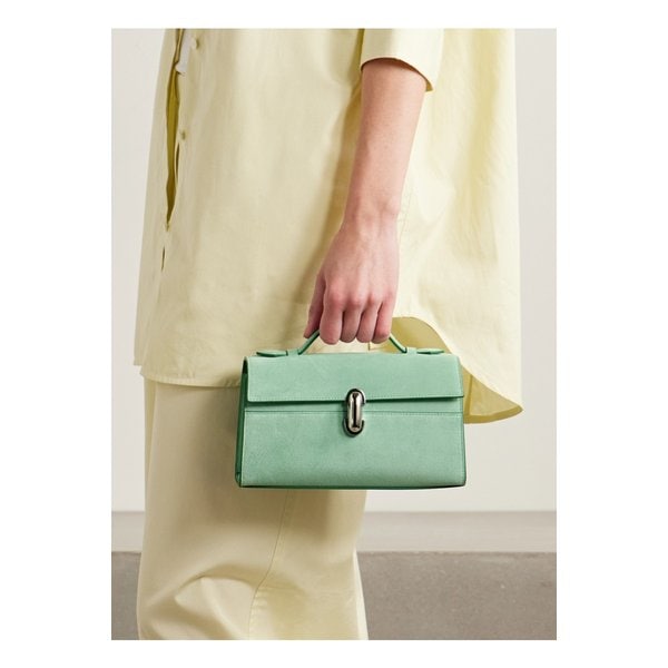 사베트 시메트리 포셰트 스웨이드 토트 터쿼이즈 46376663162892433