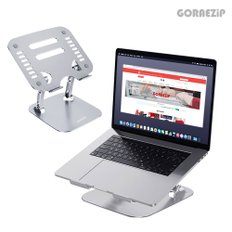 정품 [GORAEZIP] 접이식 노트북 거치대 /맥북 거치대 GO-NS2 실버