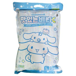시나모롤 맛있는비타C 1000정+100정 (딸기향.복숭아향 / 2봉지)