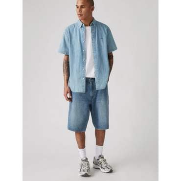 리바이스 남성 478 BAGGY SHORTS 베기 숏팬츠  001JM0005 (001JM-0005)