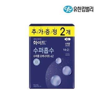 땡큐온 화이트 슈퍼흡수 수퍼롱 오버나이트 14+2개입 x1팩_P305945084