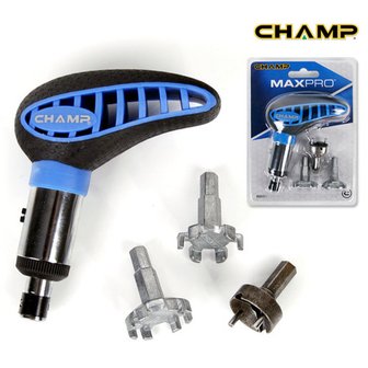  챔프 맥스 프로 스파이크 렌치 88401 골프화 징 렌치 골프용품 CHAMP MAX PRO GOLF SPIKE WRENCH