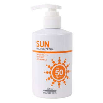 푸드어홀릭 멀티 선크림 250ml SPF50/PA+++펌프형