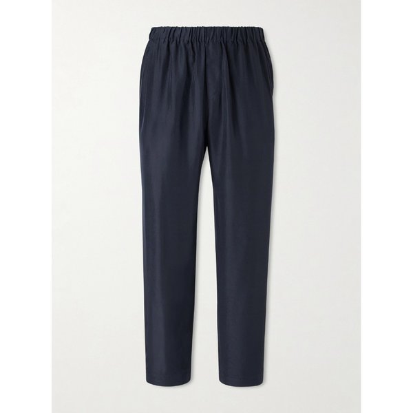 테이퍼드 가먼트 다이드 실크 팬츠 46376663162962933