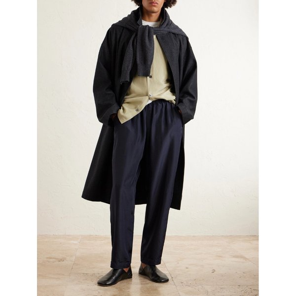 테이퍼드 가먼트 다이드 실크 팬츠 46376663162962933