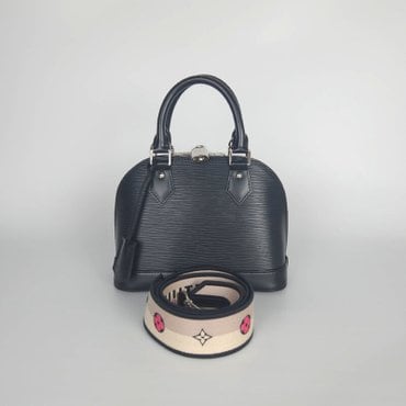 LOUIS VUITTON [중고명품]  블랙 에삐 알마 BB 토트겸 M59217 여성 크로스백