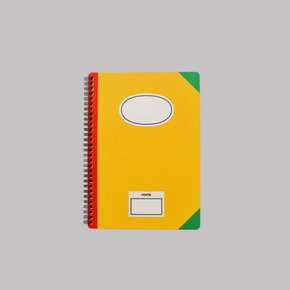 SPRING NOTEBOOK - 라인 (YELLOW)