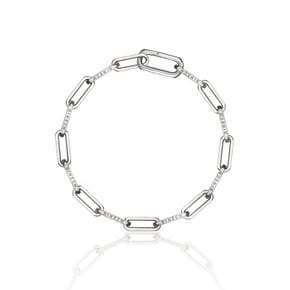 MENEMOSYNE BRACELET SILVER_WHITE / 640220011