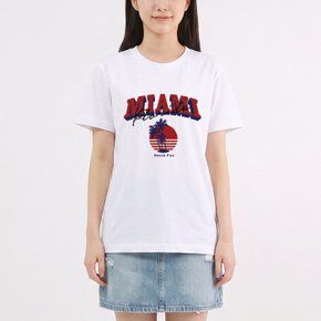 MIAMI 라운드 남여공용 반팔C 2컬러