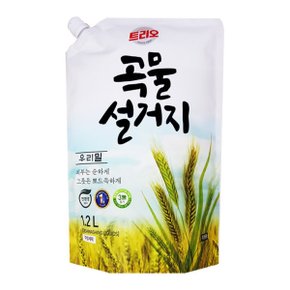 트리오 곡물설거지 1200ml 우리밀 주방세제