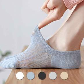 페이크삭스 발등메쉬 덧신 망사 넷메쉬 여자 여름양말 메쉬 실리콘