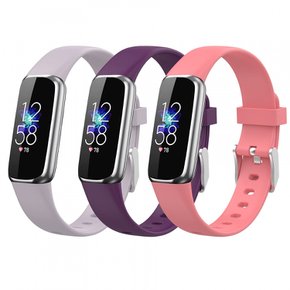 [CHULN] For Fitbit Fitbit Luxe[3장 세트] 밴드 의 실리콘 벨트, 호환성 Lux가 있는 방수성,