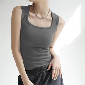 여성 5컬러 내장캡 모던 세련 크롭 나시 LK-NS03 (34703998)