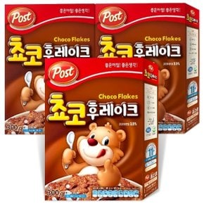 포스트 쵸코후레이크 300g x 3개