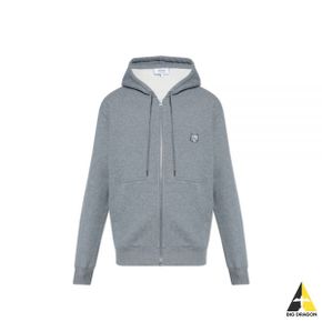 메종키츠네 24FW BOLD FOX HEAD PATCH COMFORT ZIPPED HOODIE (MM00714KM0307-H1