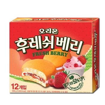  오리온 후레쉬베리 336g