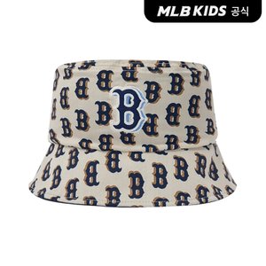 MLB키즈 (공식)24SS 모노티브 리버시블 버킷햇 BOS (Camel) 7AHTMT14N-43CAS