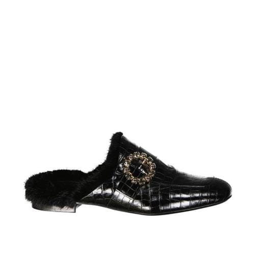 일레븐티 뮬/슬리퍼 MULES 980SR0087 BLACK FUR Black