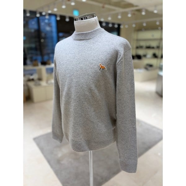 [부산점] 남성 폭스패치 남성 니트 LM00813KT1006-H120