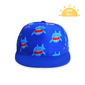 아동모자 스냅백(Snapback) 아기상어 - 블루