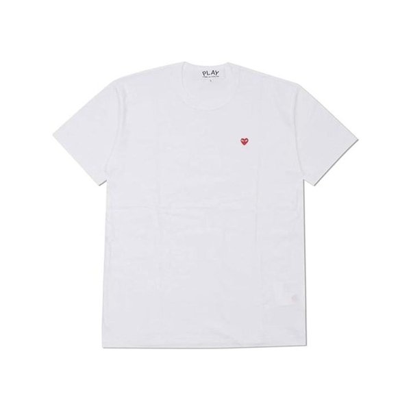 스몰 레드하트 와펜 반팔티셔츠 AX T304 051 2 P1T304 WHITE DOM